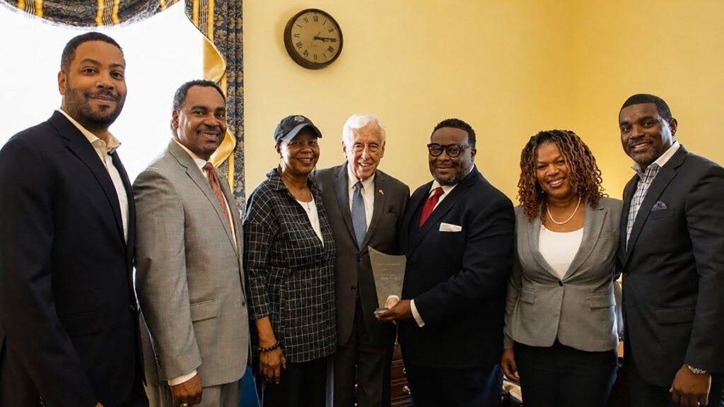 Our meeting on Capitol Hill with Congressman Steny Hoyer who announced his retirement