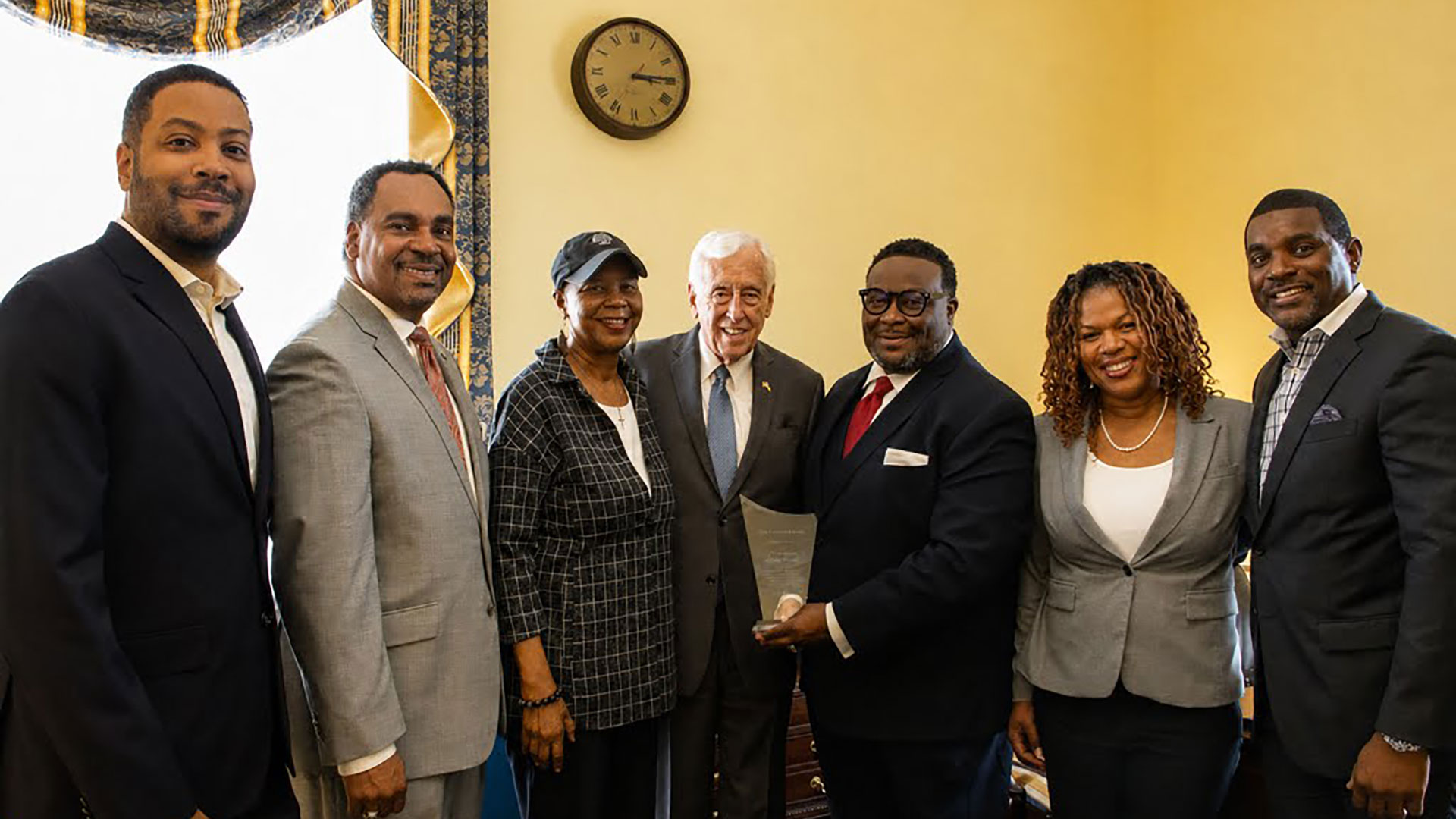 Our meeting on Capitol Hill with Congressman Steny Hoyer who announced his retirement